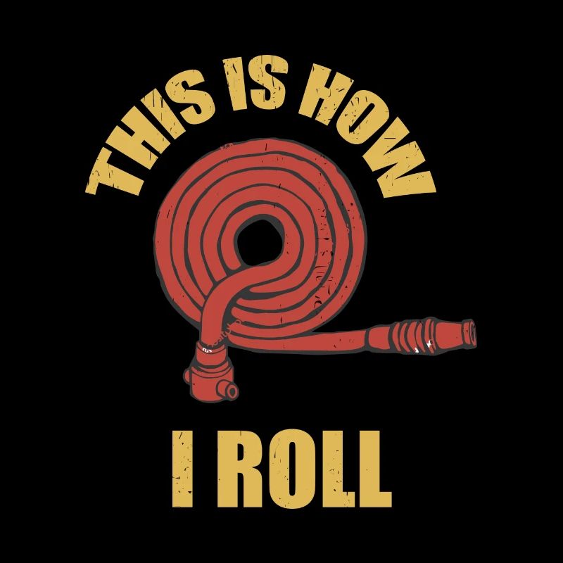 Fire Brigade Held Equipment Water Hose