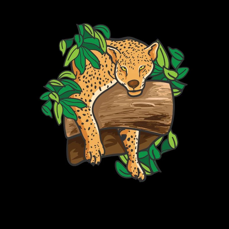Jungle forêt tropicale Jaguar Leopard Idée cadeau