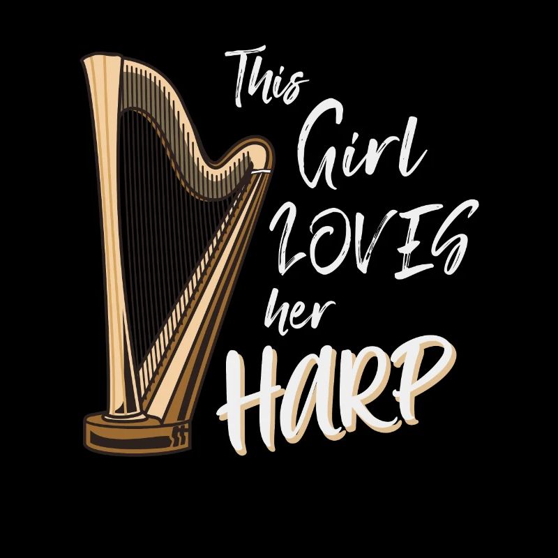 Harpiste Harpe Harpe