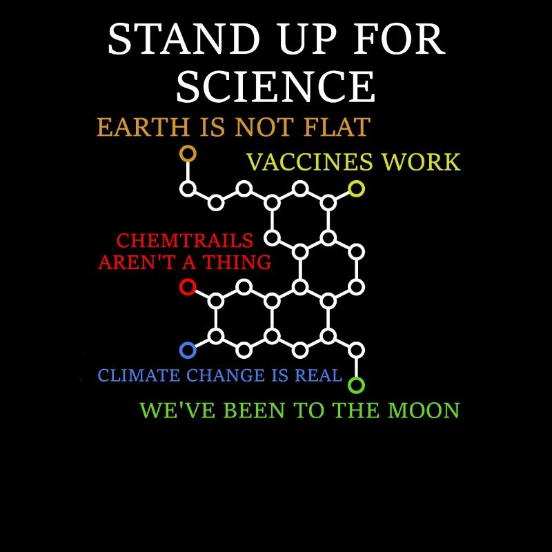 Stand up for Science Wissenschaft Nerd Geschenk