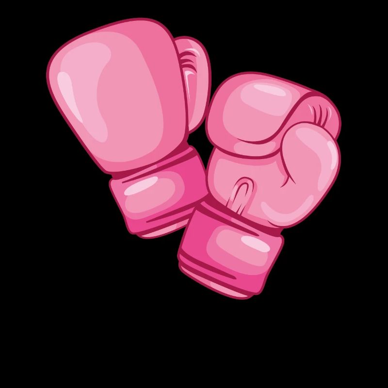 Boxe Combat de poing rose boxe punch cadeau