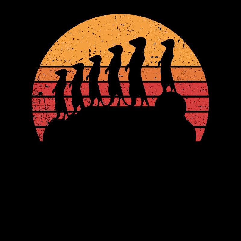 Suricate silhouette de suricate