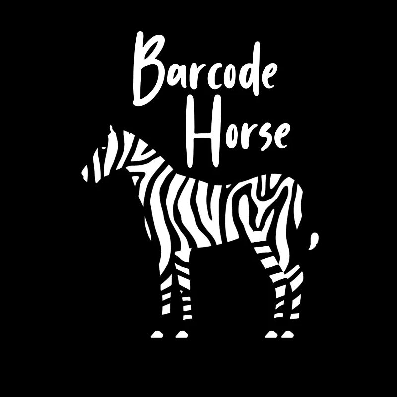 Zebra Barcode Horse
