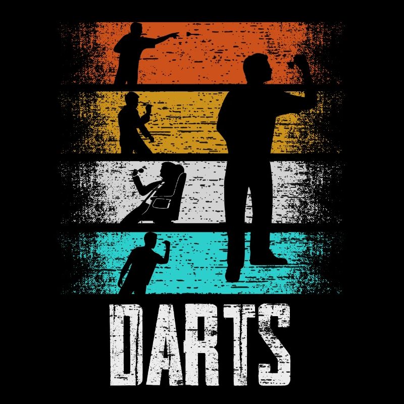 Darts Darts Player Retro Gift