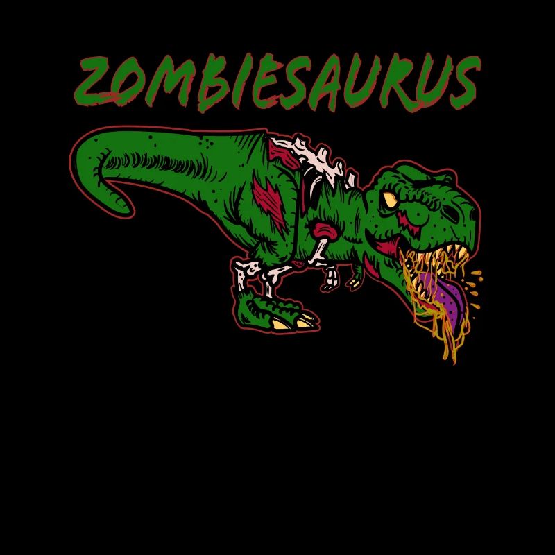 Zombiesaurus Dinosaurier T-Rex Dino Halloween