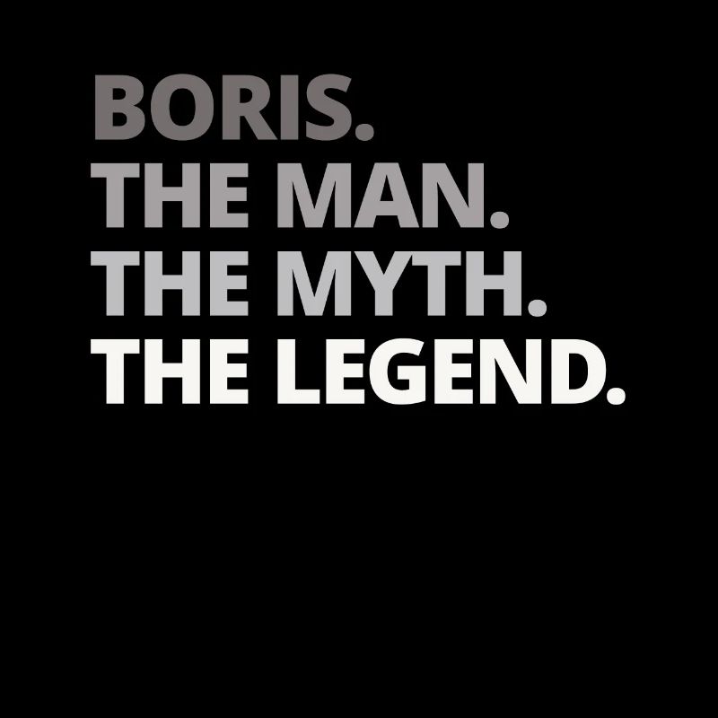 Boris name saying gift