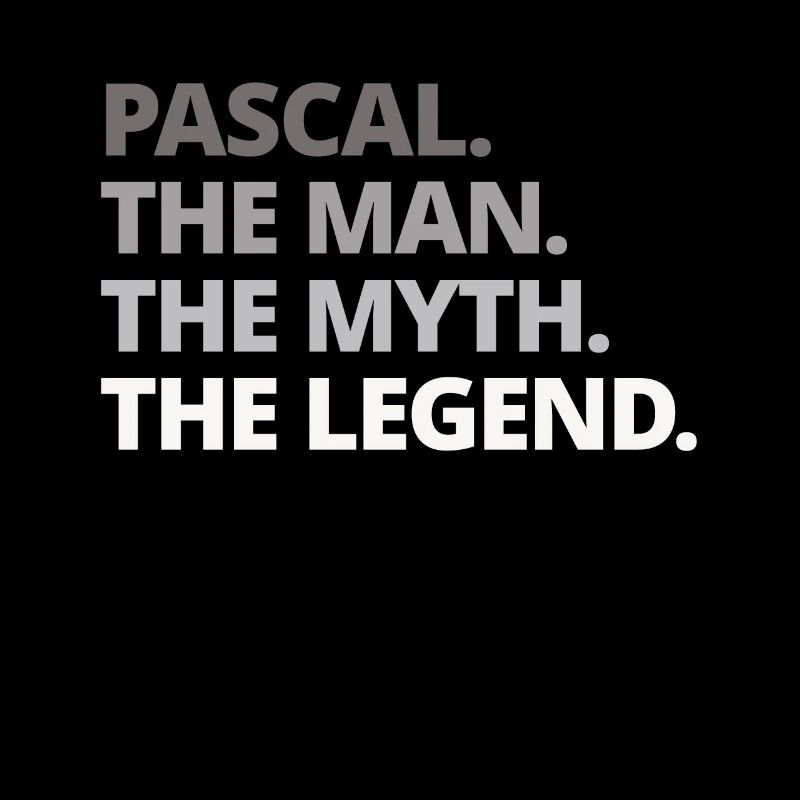 Pascal Name Spruch Geschenk