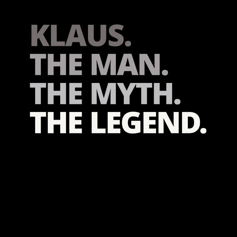 Klaus name saying gift