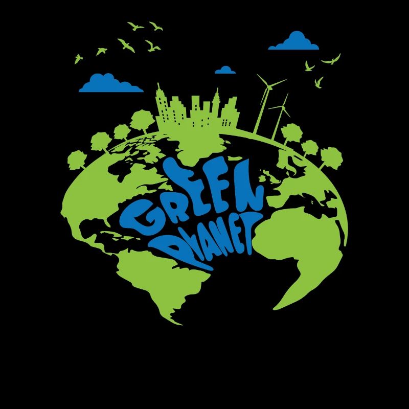 Green Planet Mutter Erde erneuerbare Energie
