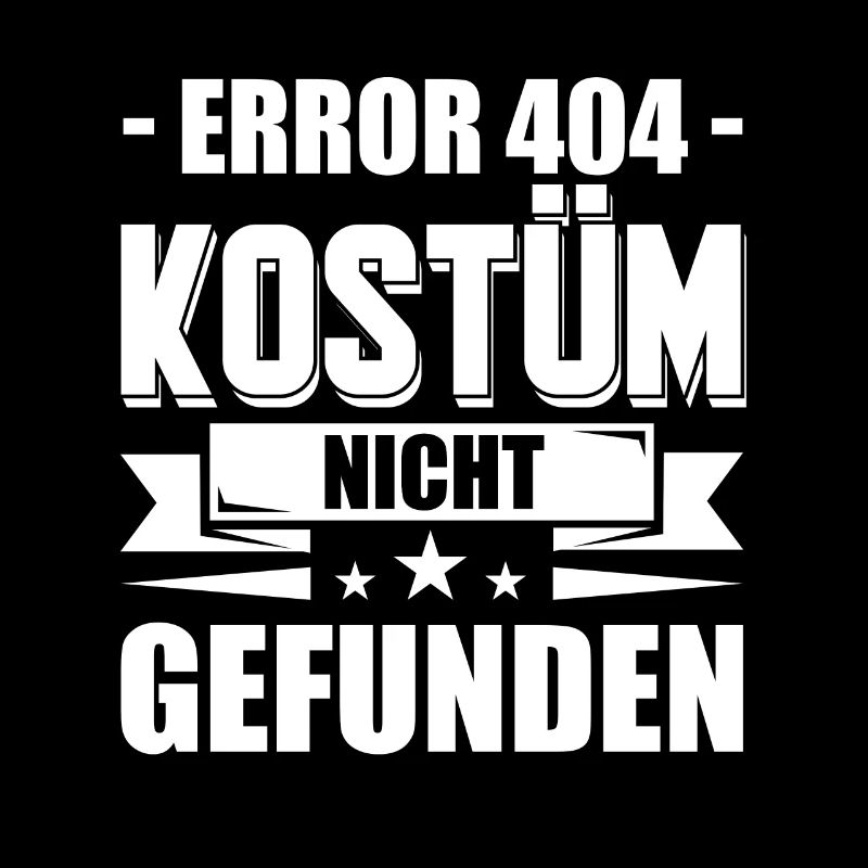 Error 404 Karneval Fasching Kostüm