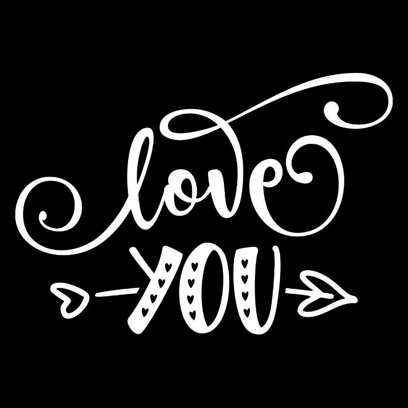 Love You Charm Between Hearts and Arrows Pattern