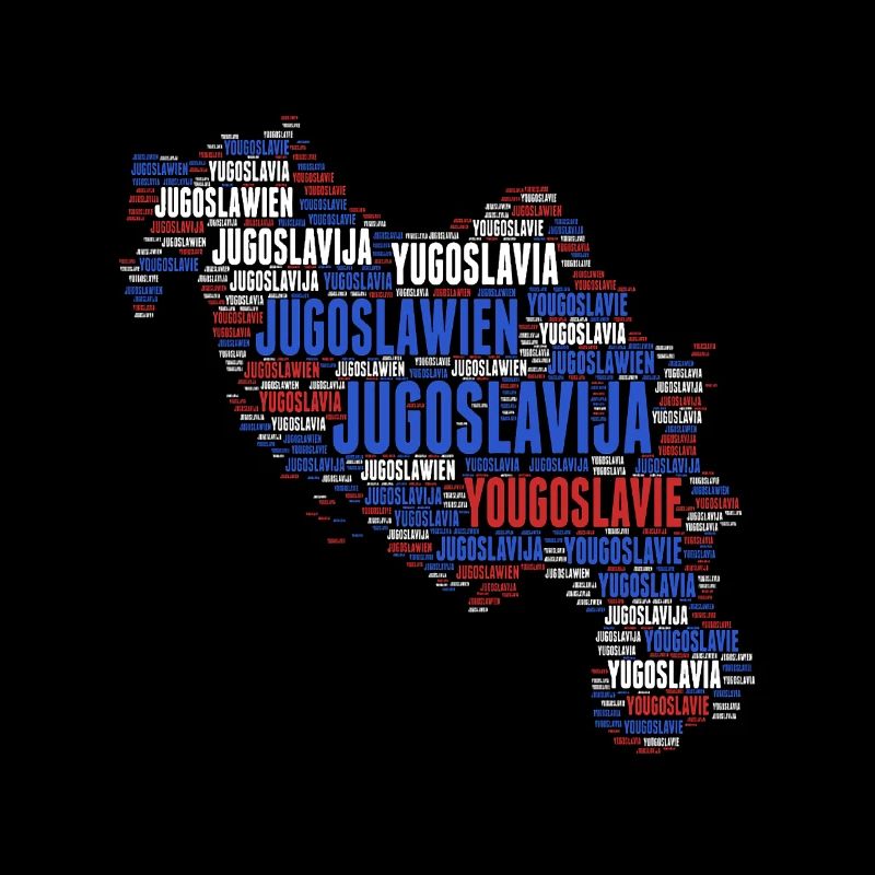 Yugoslavia map design 03c