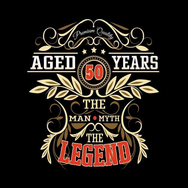 Geburtstag 50 Man Myth Legend