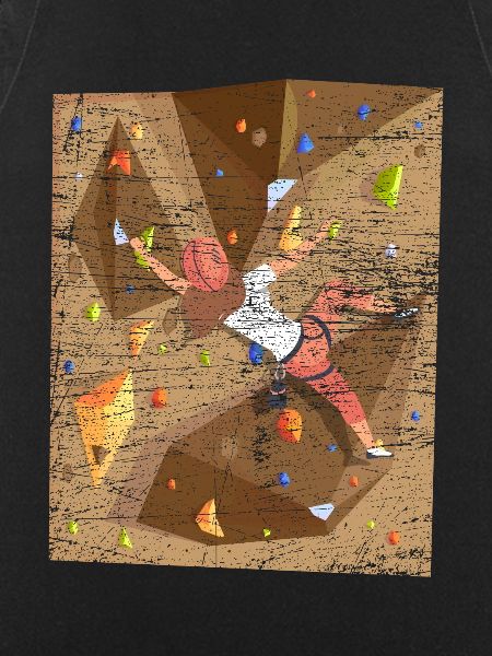 Climbing climbing wall