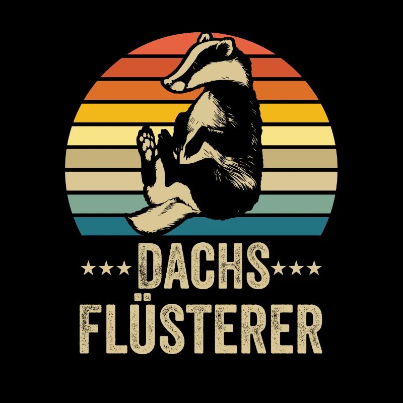 Dachs Flüsterer Retro Geschenk