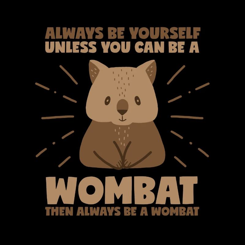 Be a wombat
