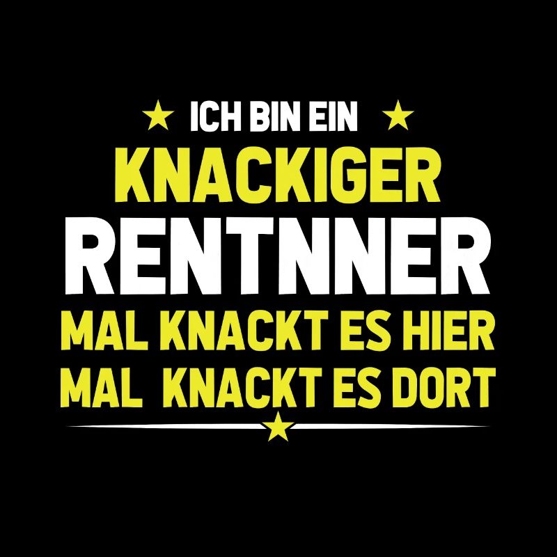 Ich bin ein knackiger Rentner
