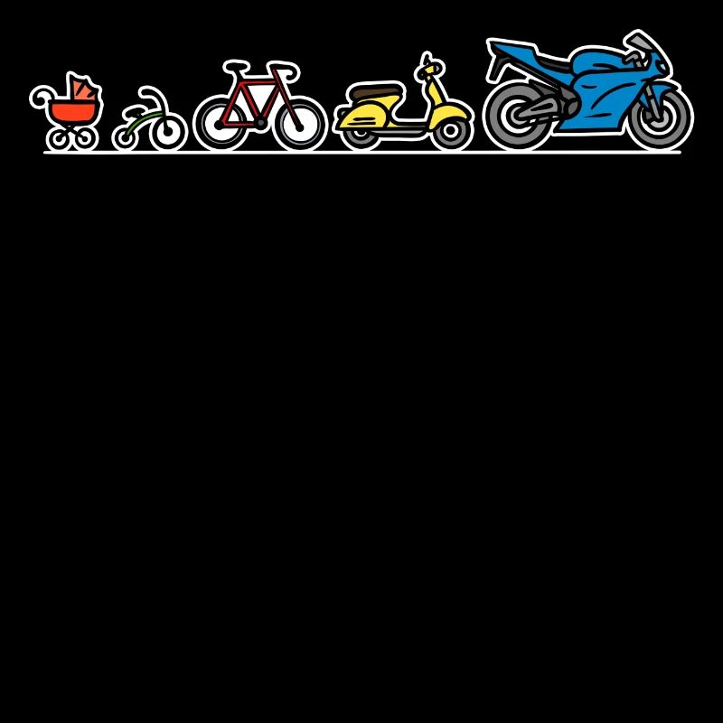 Biker Evolution Motorrad Entwicklung Fortschritt