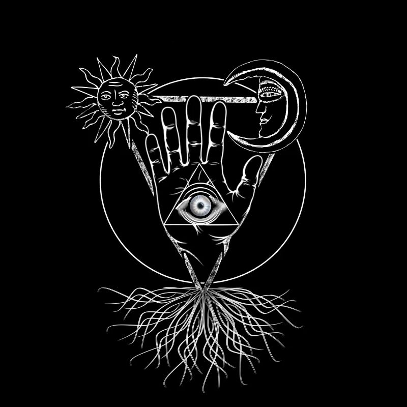 Tout voir oeil tarot occulte oracle chakra cosmos