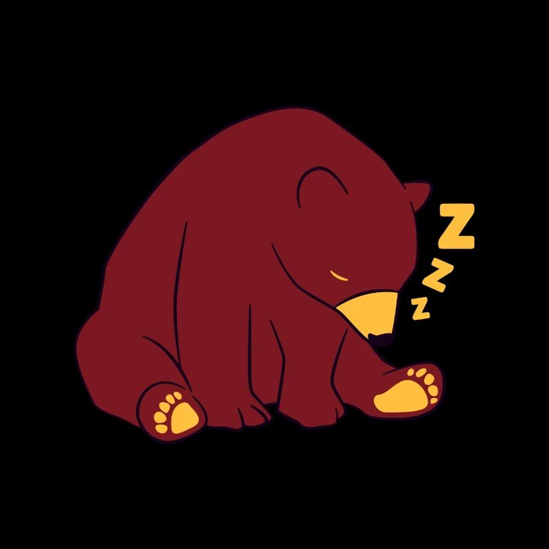 Tired bear - I'm tired - sleep