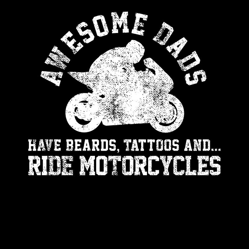 Motorrad Vater Bart