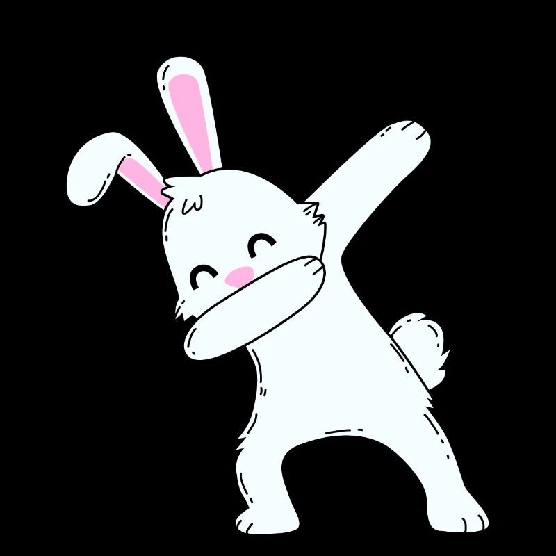 Dabbing bunny