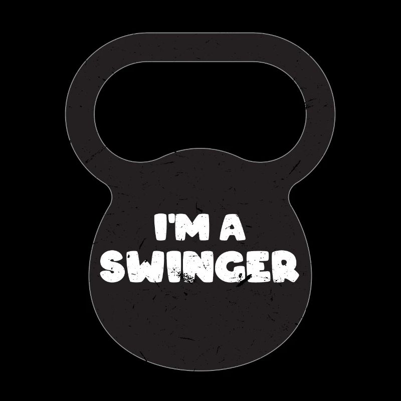 Lustiges Fitnessstudio-Geschenk Ich bin ein Swinger Kettlebell Workout