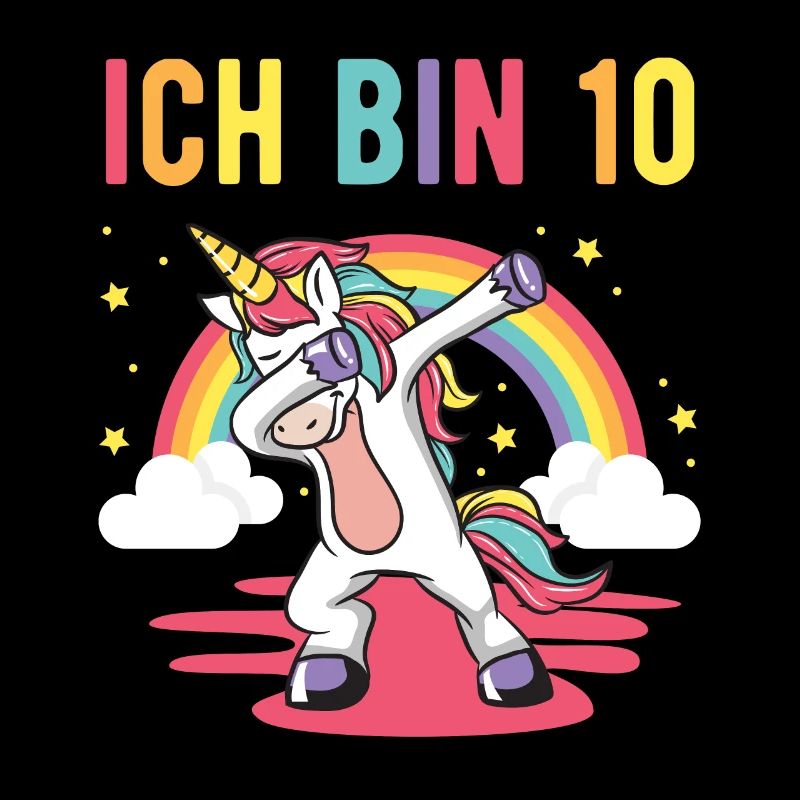 10. Geburstag Mädchen Geschenk Kinder Einhorn