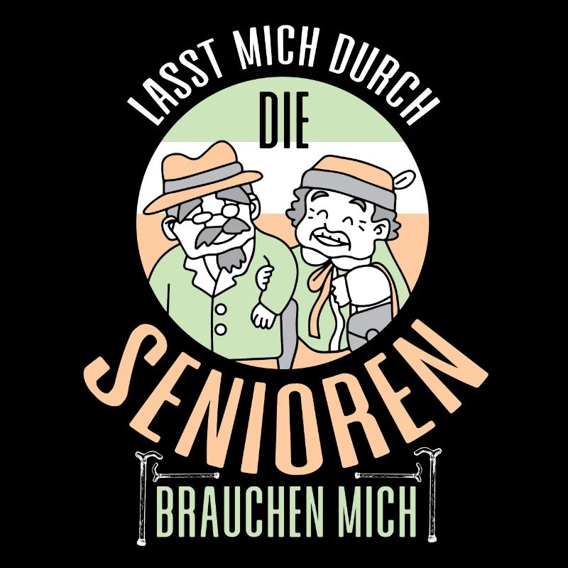 Lasst mich durch die Senioren brauchen mich