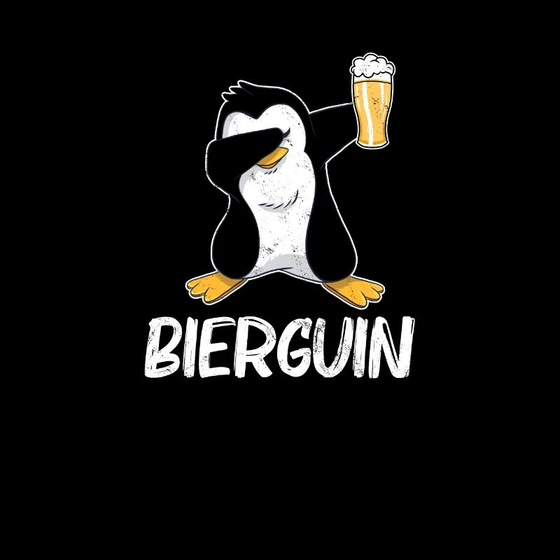 Pinguin Bier Biertrinker