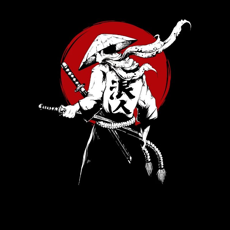 Samurai Schwert Ninja Japan Krieger Bushi Geschenk