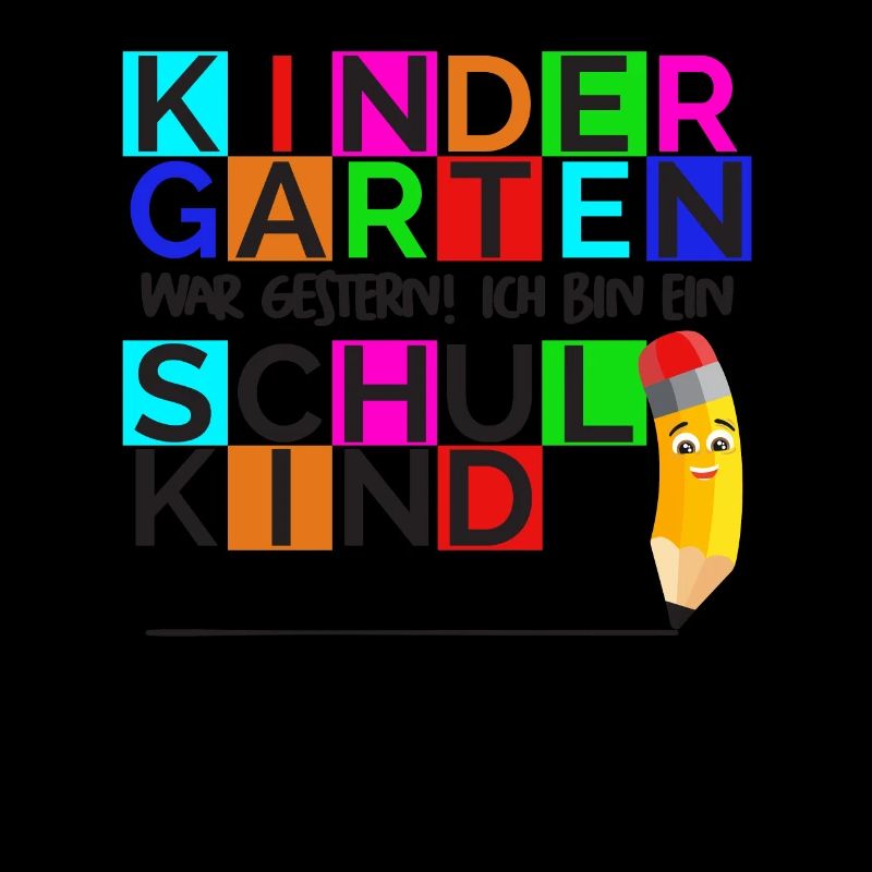 Kindergarten War Gestern Ich Bin Ein Schulkind