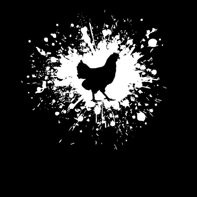 Poulet à l'encre