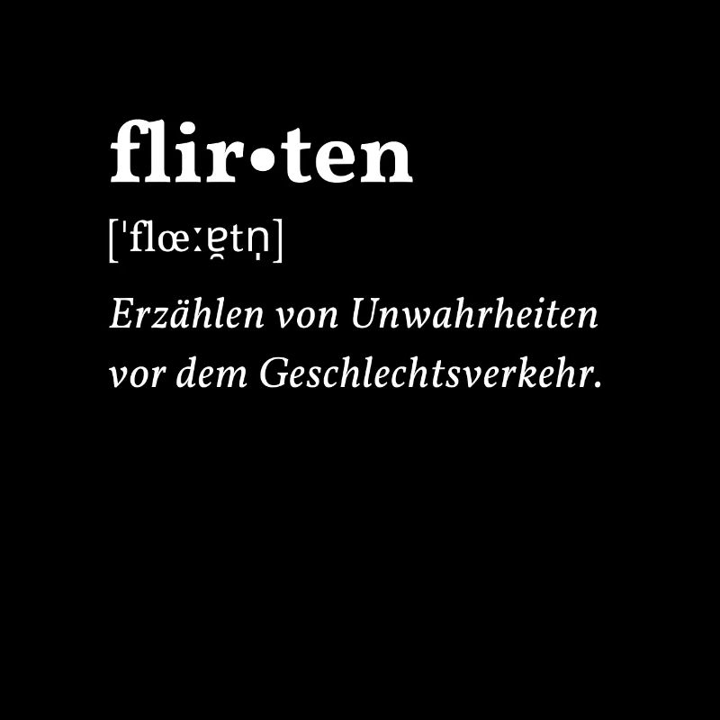 Flirten - Duden Eintrag