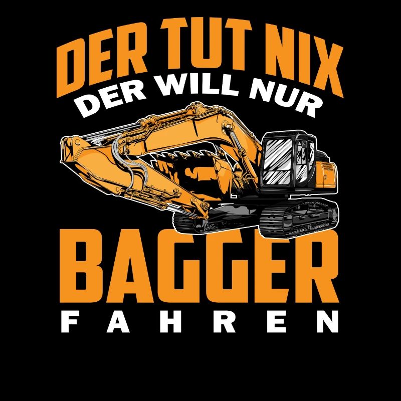 Baggerfahrer Baumaschine