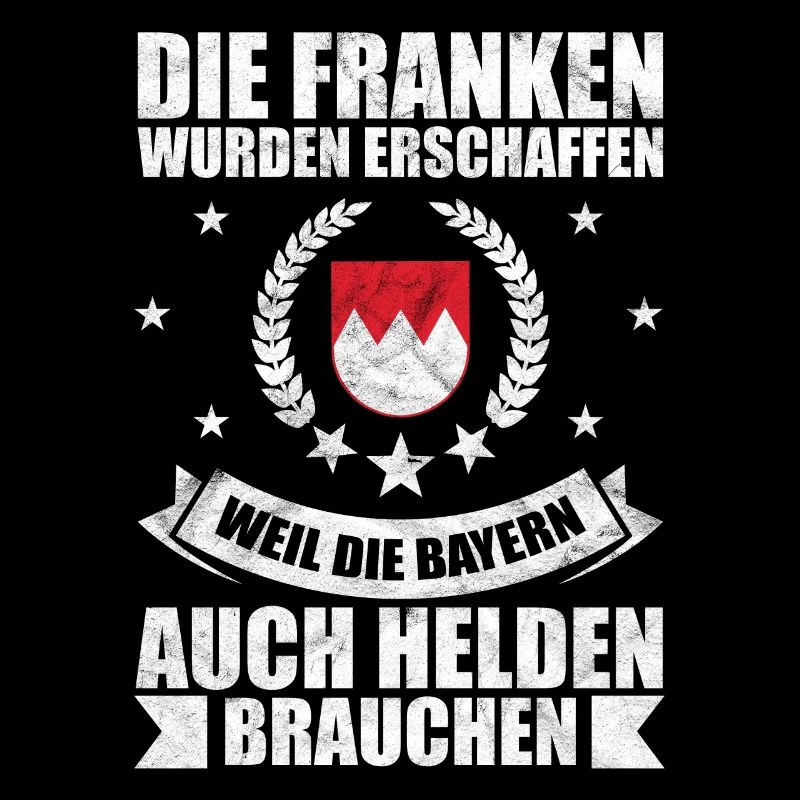 Franken Held Helden Geschenk