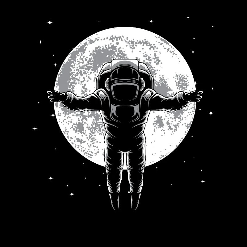 Astronaut moon outer space space gift