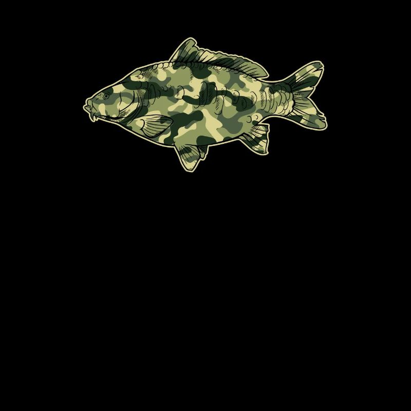 Carp angler motif flecktarn angler carp