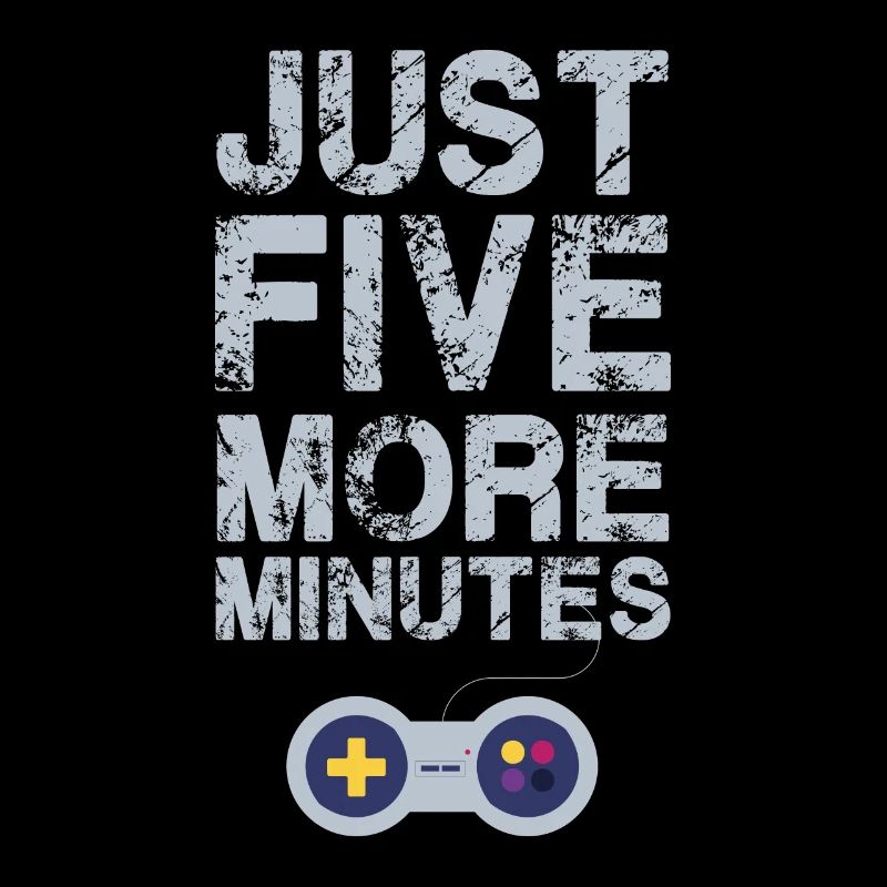 Jeu de jeu Just Five More Minutes Nerd Funny
