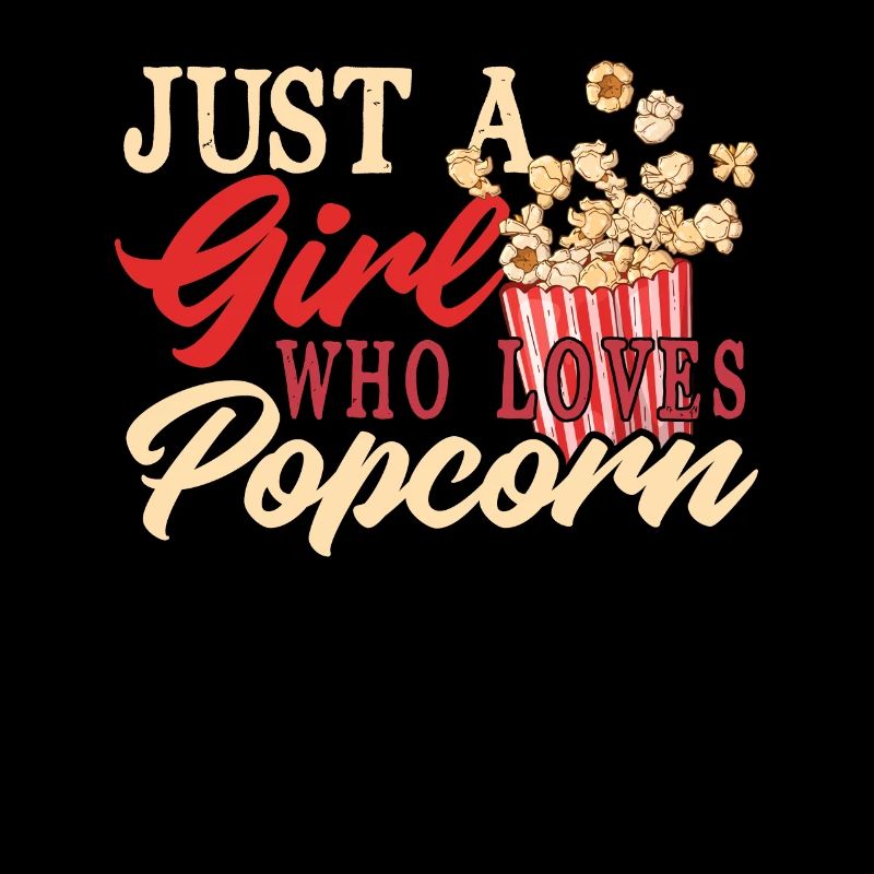 Femme pop-corn