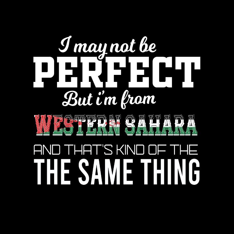 Ich bin fast perfekt, ich bin aus westliche Sahara