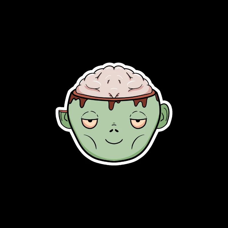 Zombie Hirn im Becher