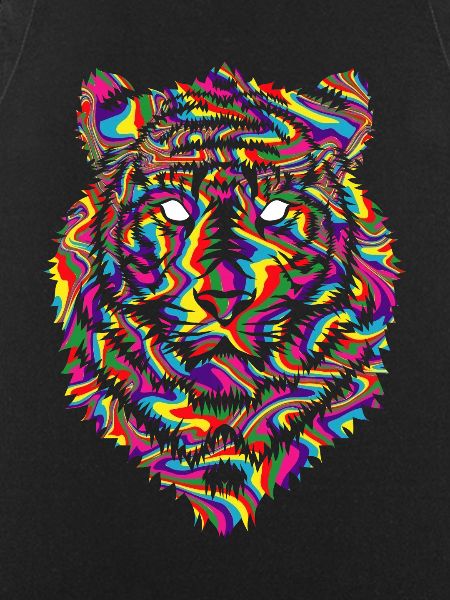 Psychedelic tiger