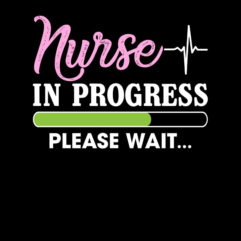 Nurse In Progress Please Wait Funny T Shirt