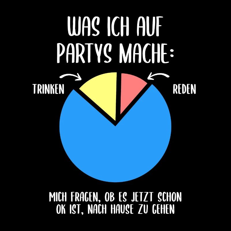 Partymuffel Spruch Schüchtern und Introvertiert