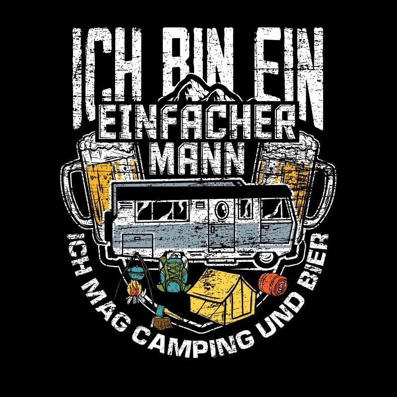 Camping Alter Mann