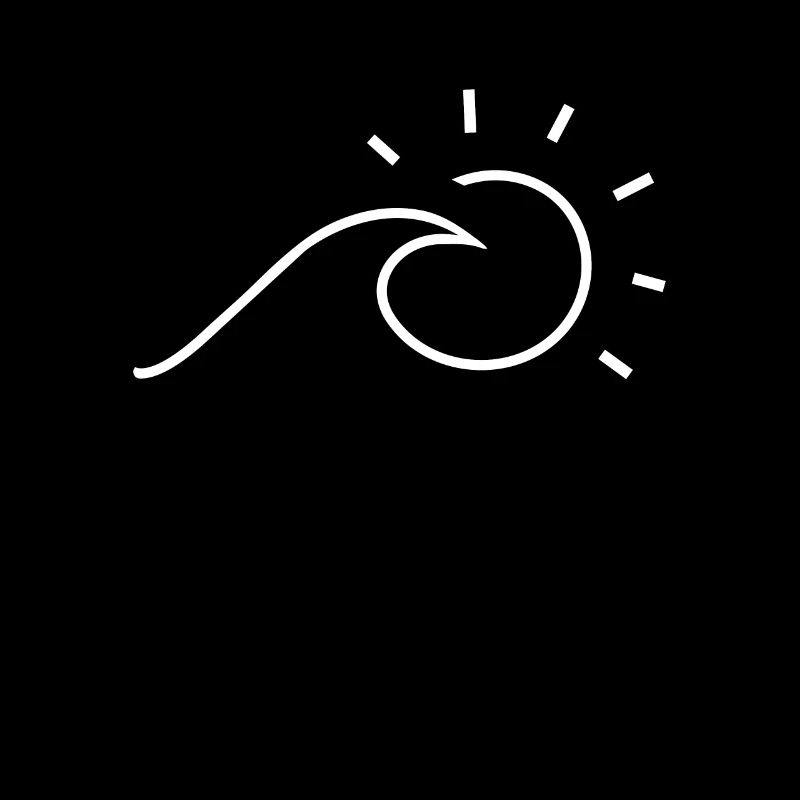 Rayons de soleil ondulés