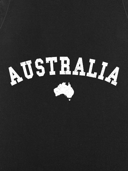 Australia Arc Contour Map