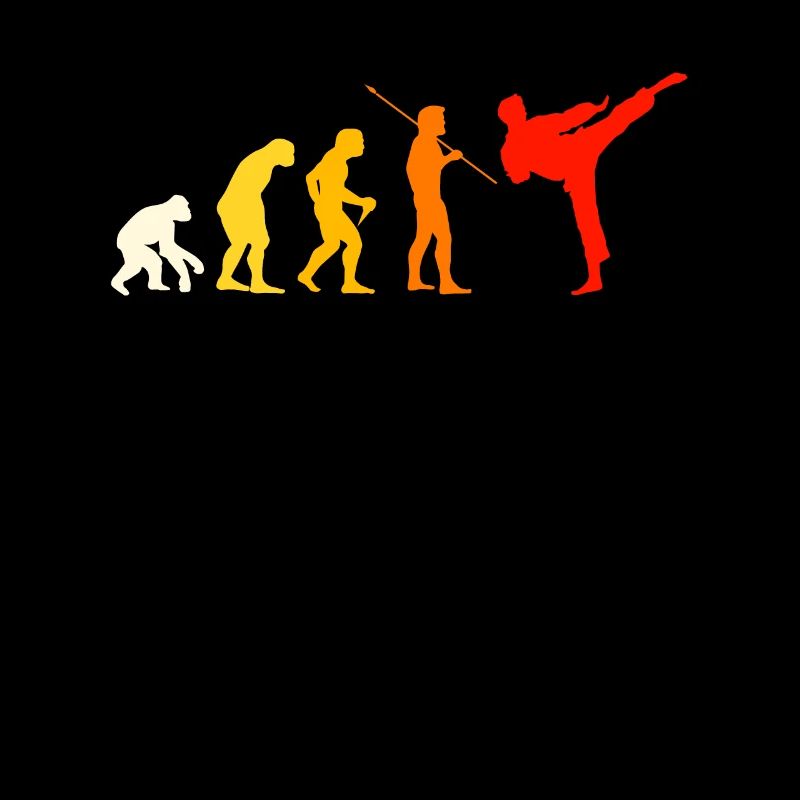 Karate Evolution T-Shirt Gift Judo