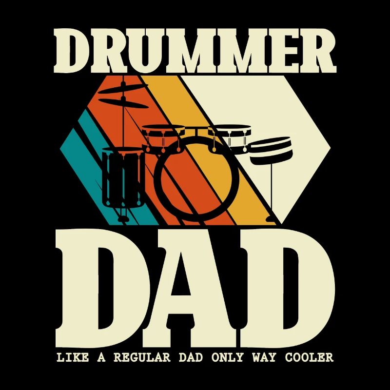 Drummer Dad - Schlagzeuger Vatertag